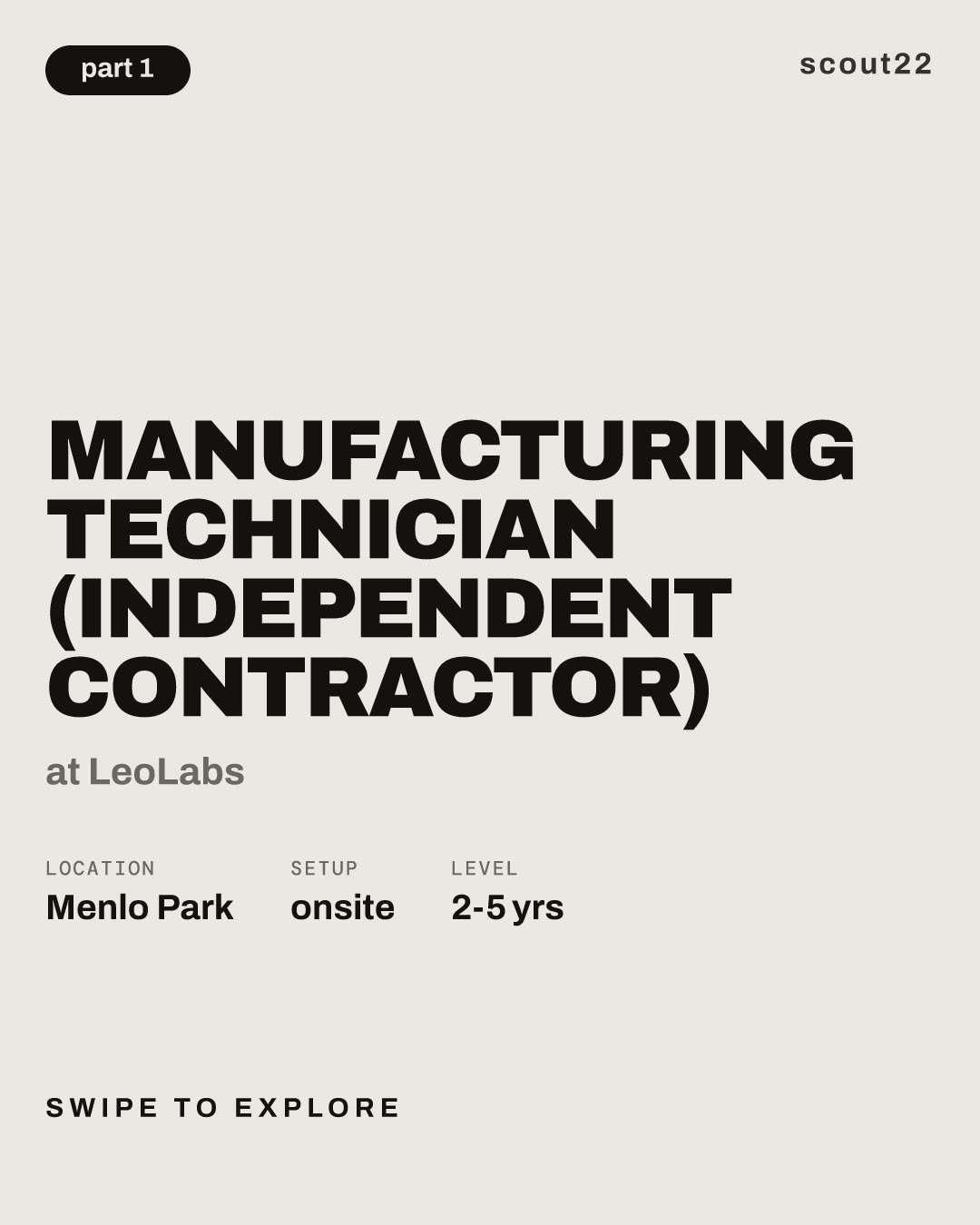 Manufacturing Technician (Independent Contractor) at LeoLabs