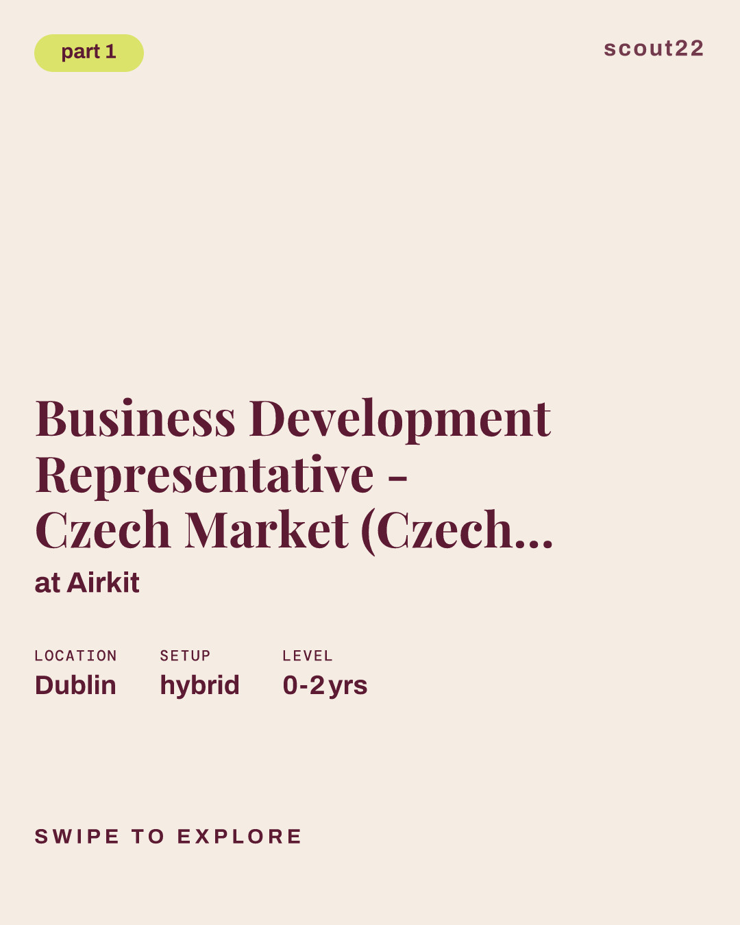 Business Development Representative - Czech Market (Czech or Slovak Speakers) at Airkit