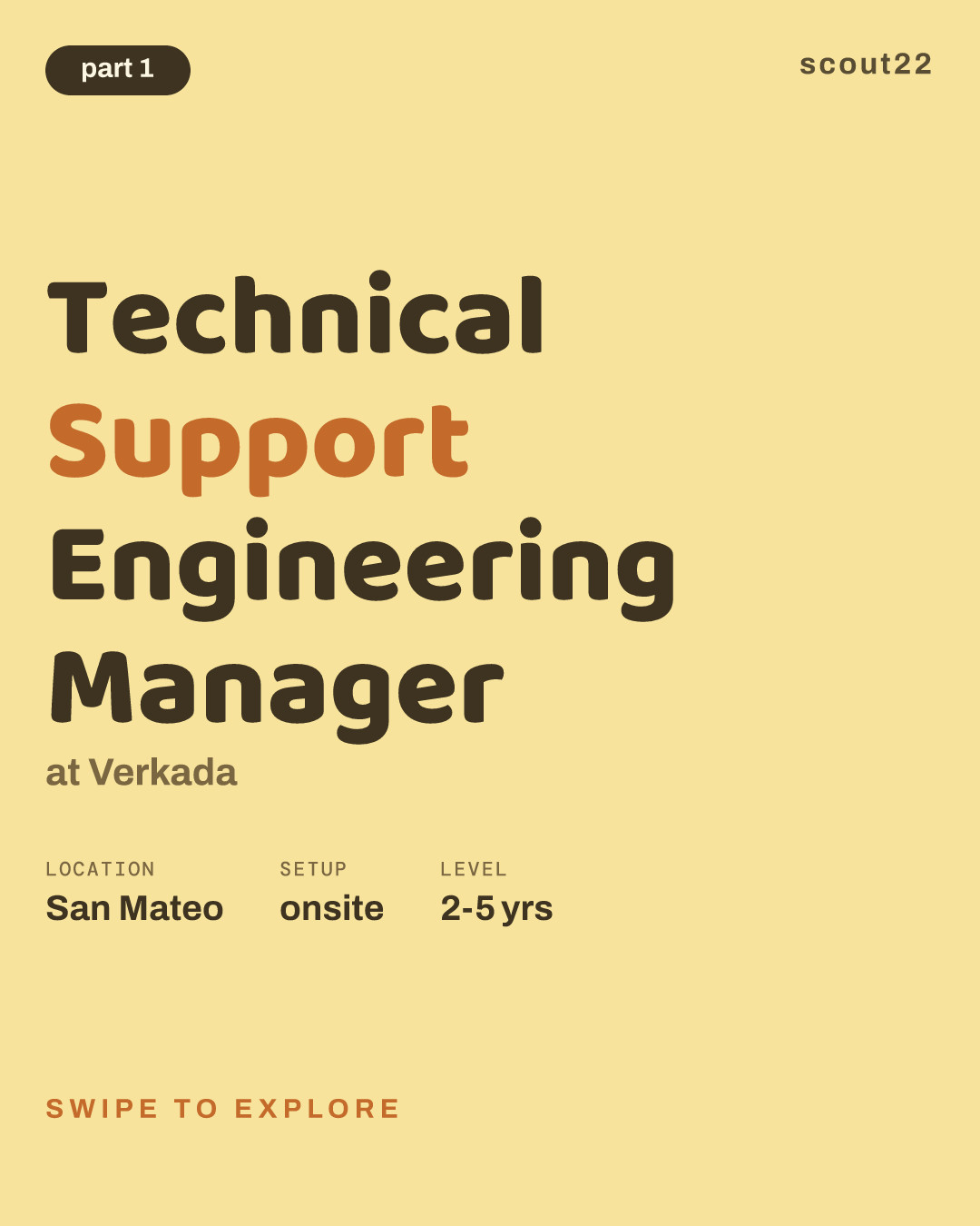 Technical Support Engineering Manager at Verkada