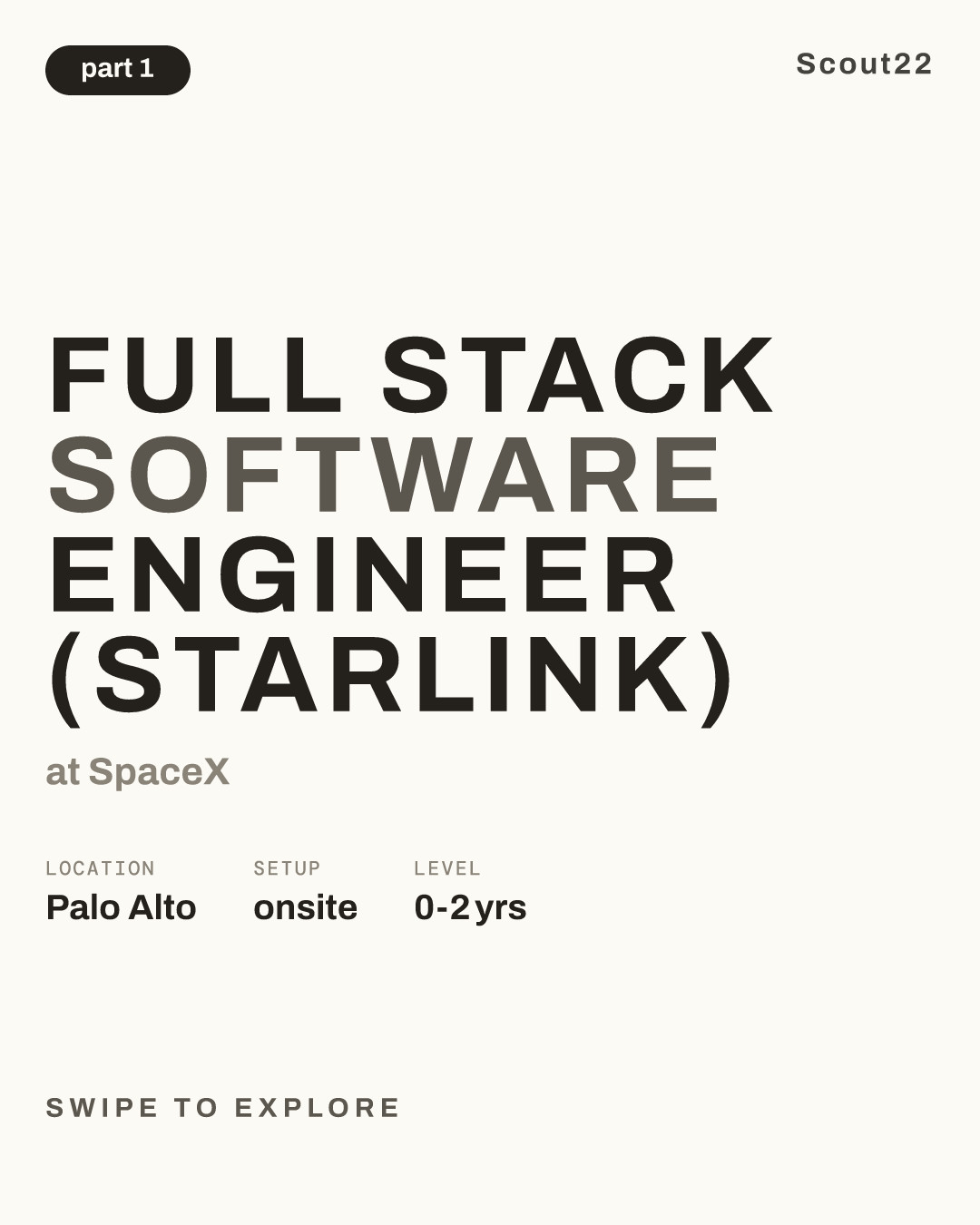 Full Stack Software Engineer (Starlink) at SpaceX