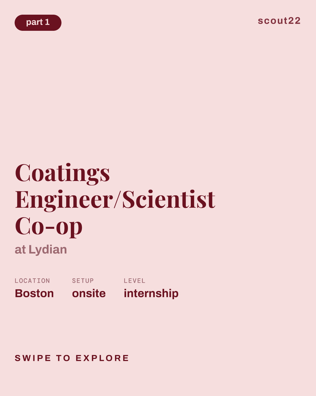 Coatings Engineer/Scientist Co-op at Lydian