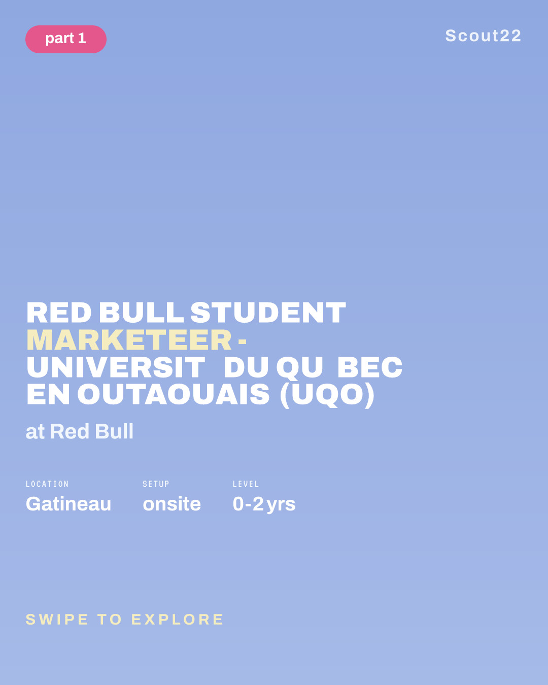 Red Bull Student Marketeer - Université du Québec en Outaouais (UQO) at Red Bull