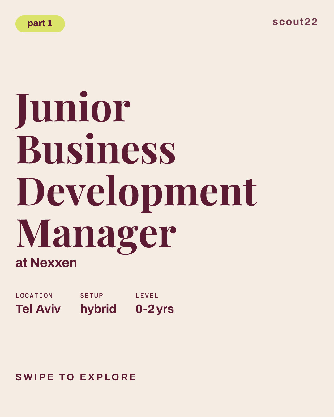 Junior Business Development Manager at Nexxen