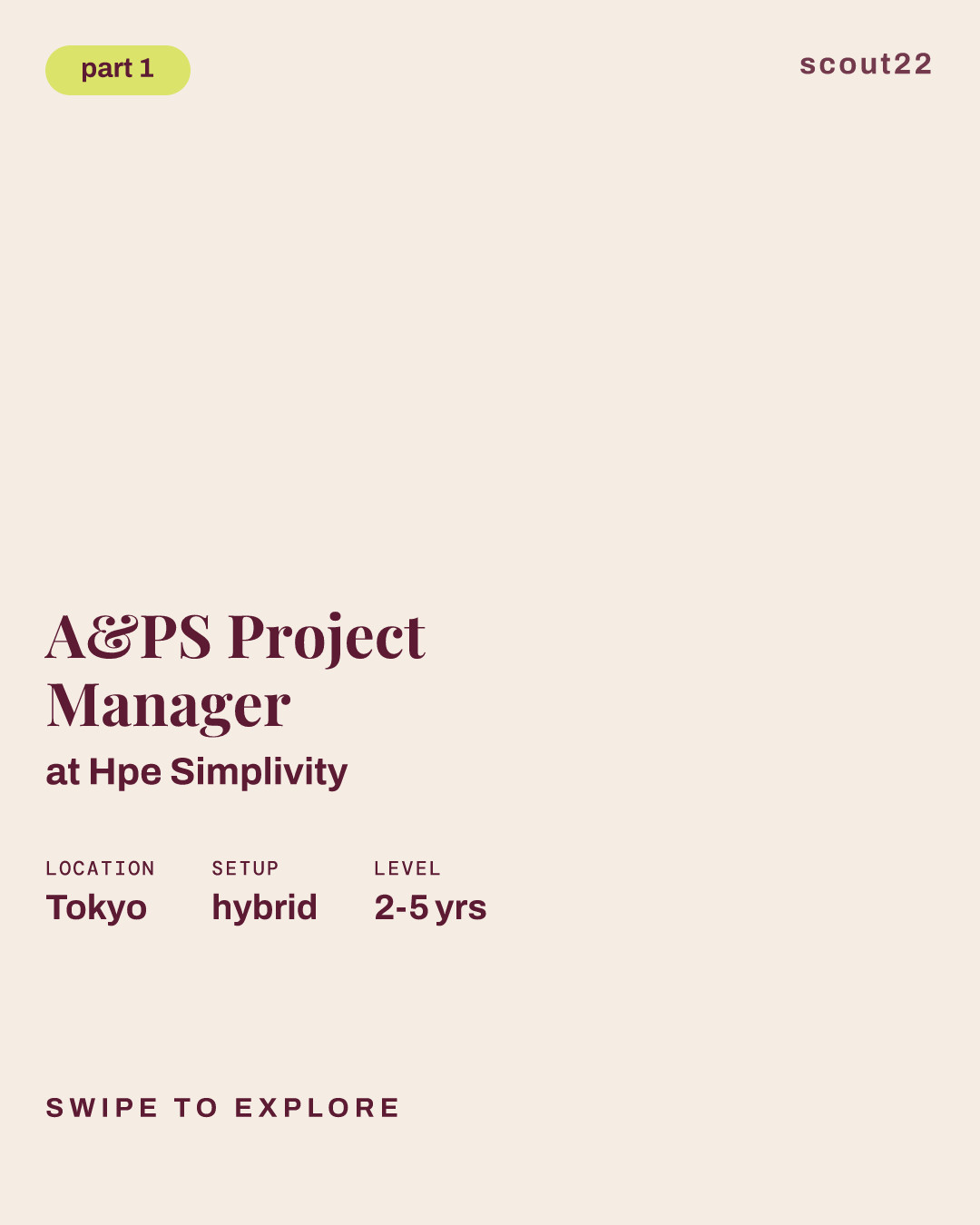 A&PS Project Manager（データセンターファシリティ） at Hpe Simplivity