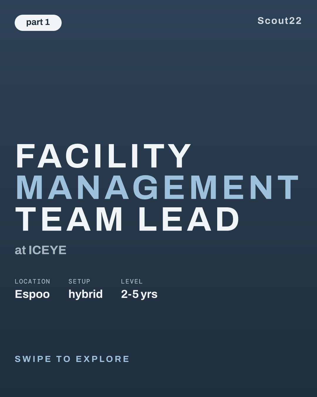 Facility Management Team Lead at ICEYE