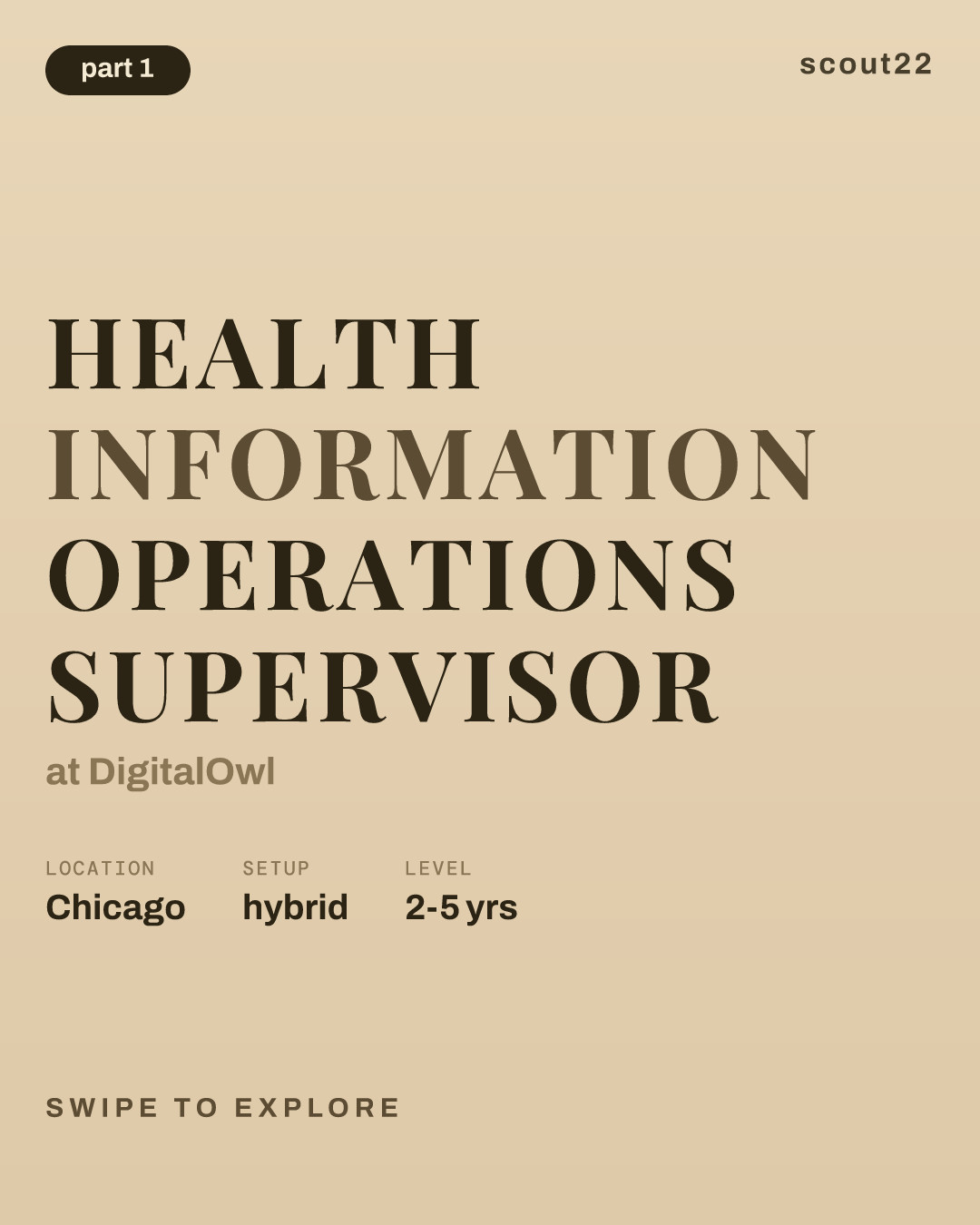 Health Information Operations Supervisor at DigitalOwl