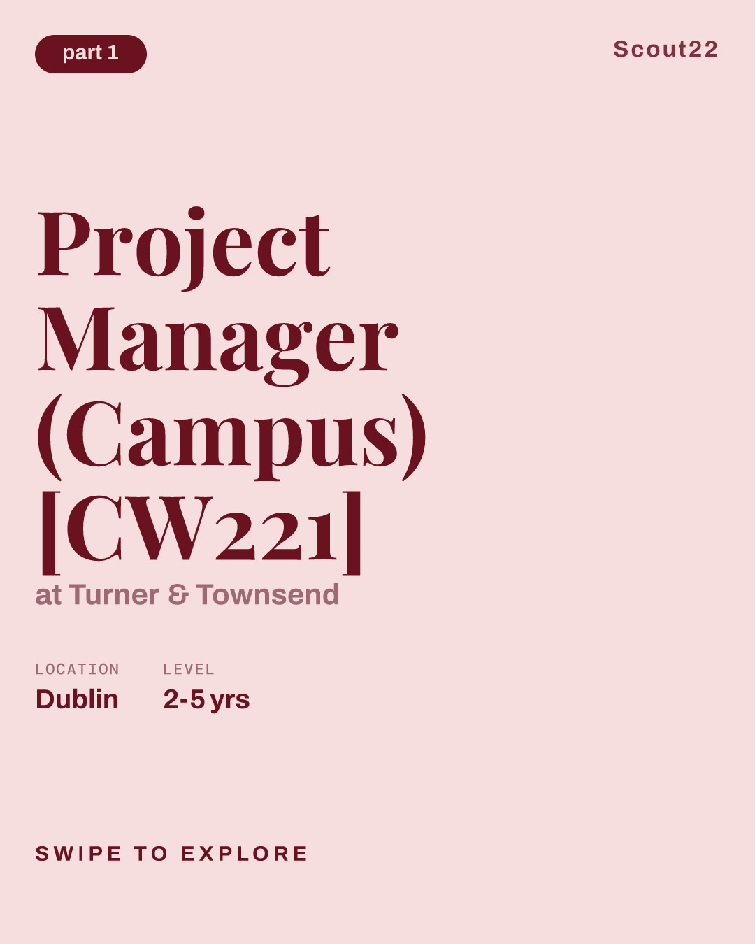 Project Manager (Campus) [CW221] at Turner & Townsend