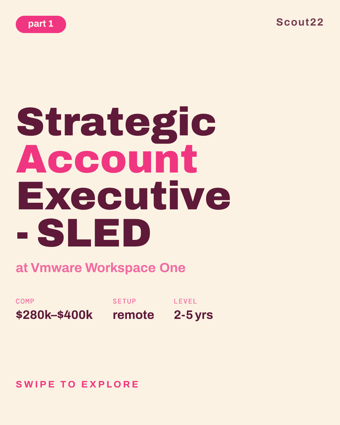 Strategic Account Executive - SLED at Vmware Workspace One