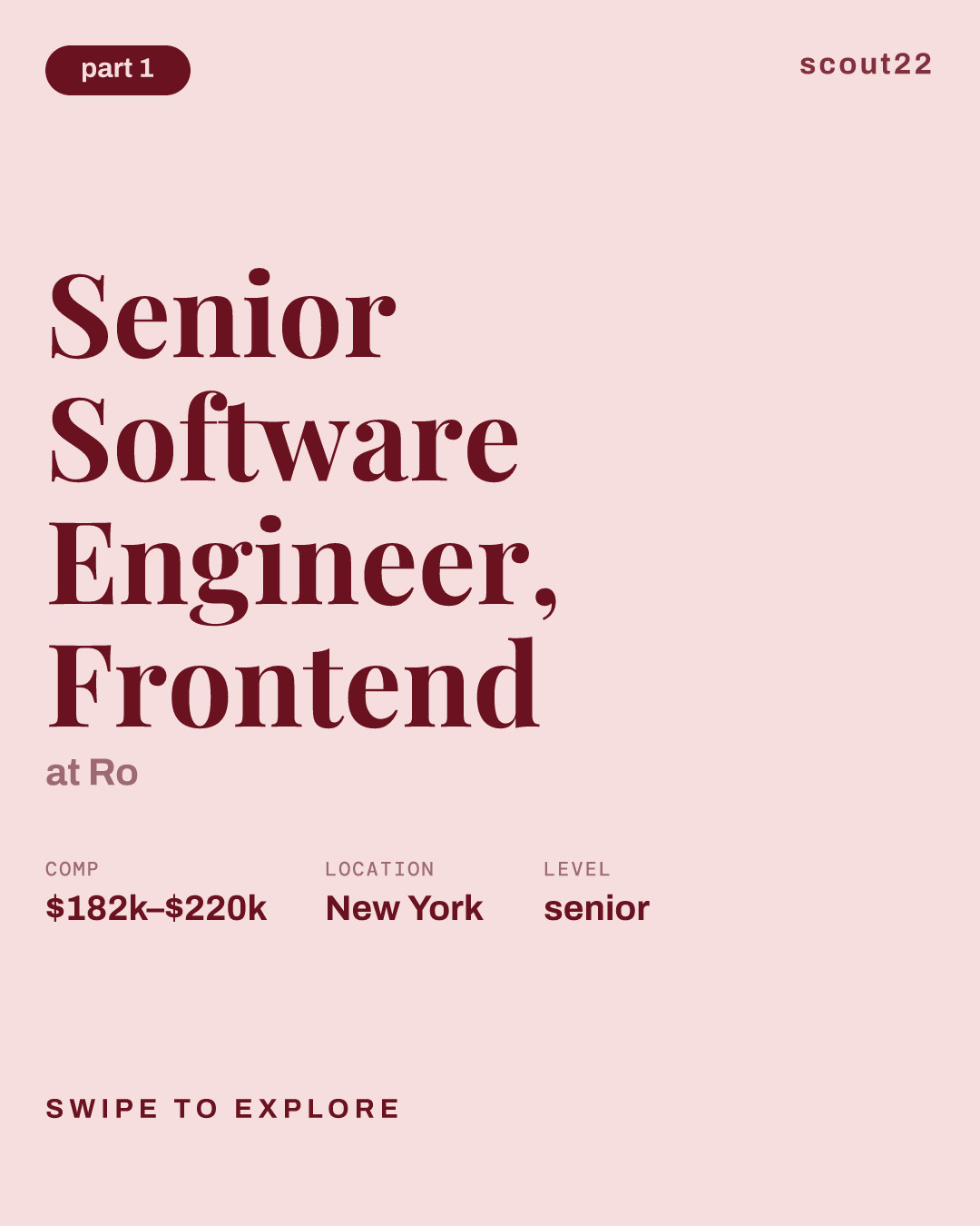 Senior Software Engineer, Frontend at Ro