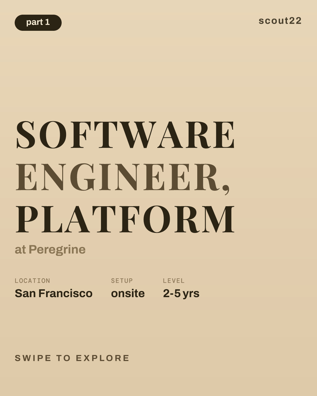 Software Engineer, Platform at Peregrine