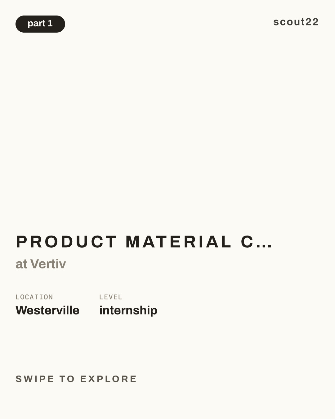 Product Material Compliance Engineering Intern (Summer 2027) at Vertiv