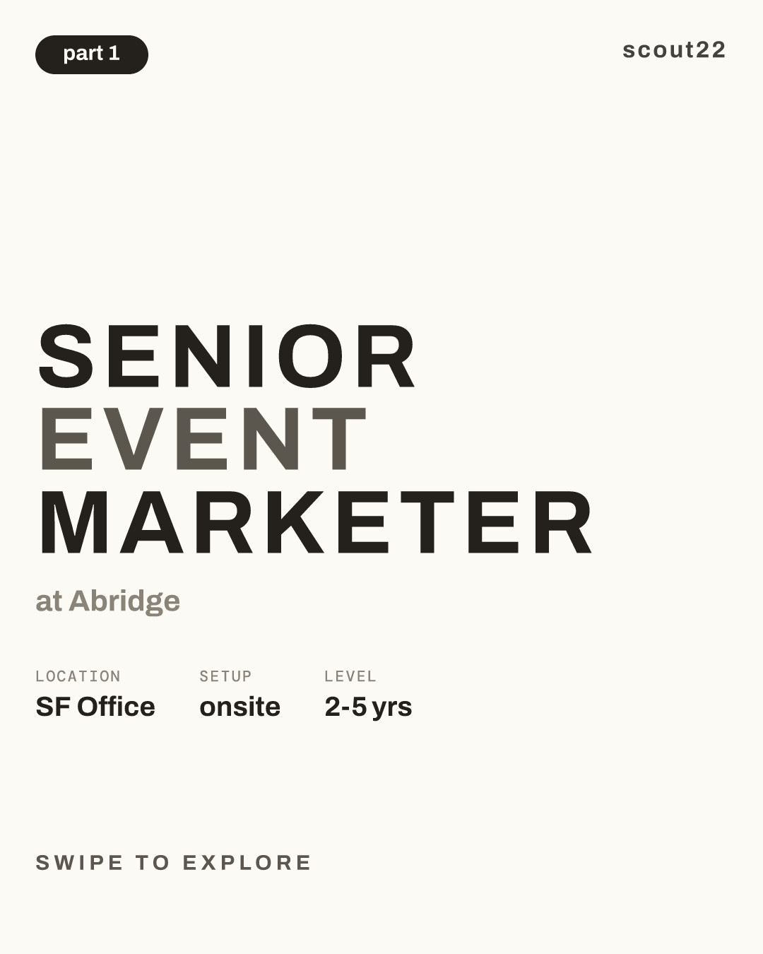 Senior Event Marketer at Abridge