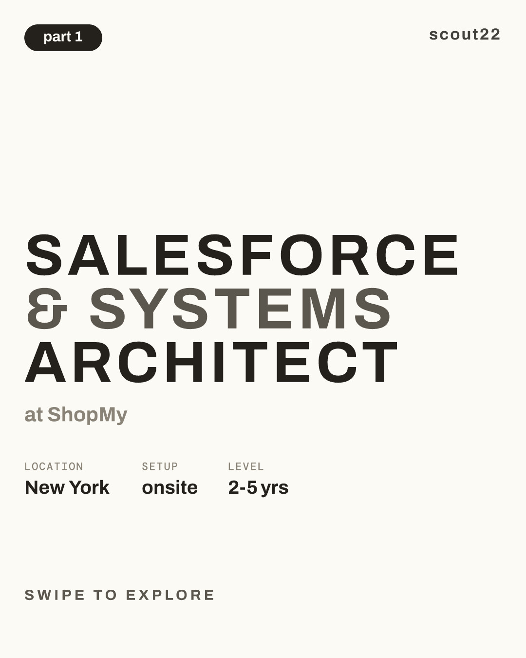 Salesforce & Systems Architect at ShopMy