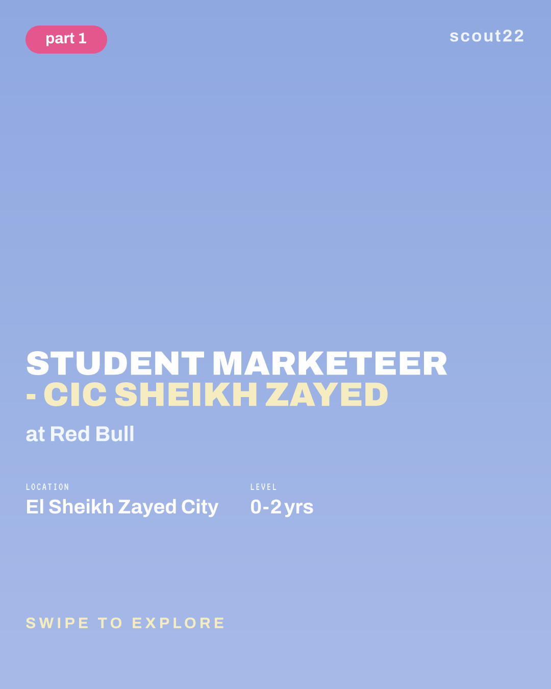 Student Marketeer - CIC Sheikh Zayed at Red Bull