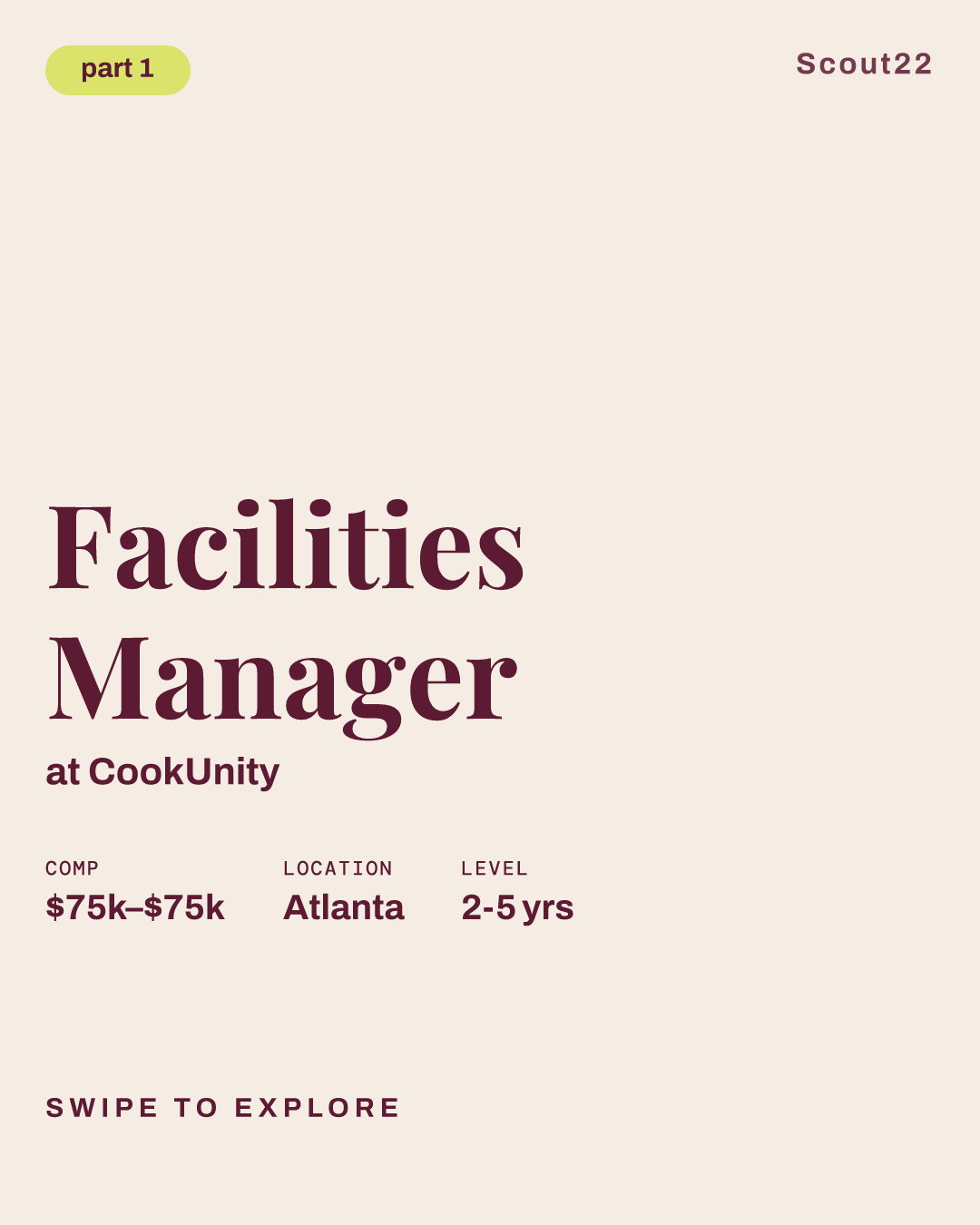 Facilities Manager at CookUnity