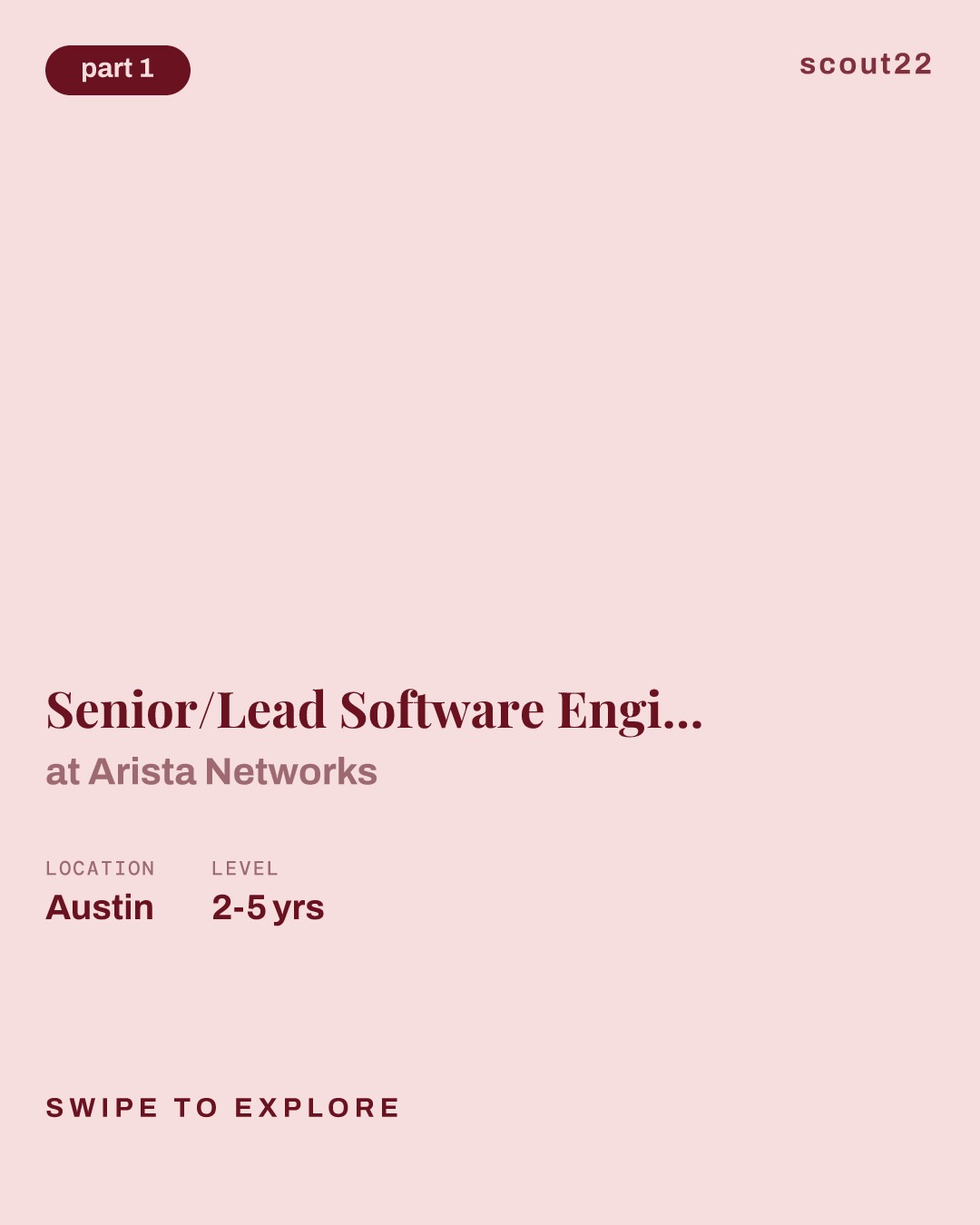 Senior/Lead Software Engineer, EOS Layer 2 and Network Services at Arista Networks