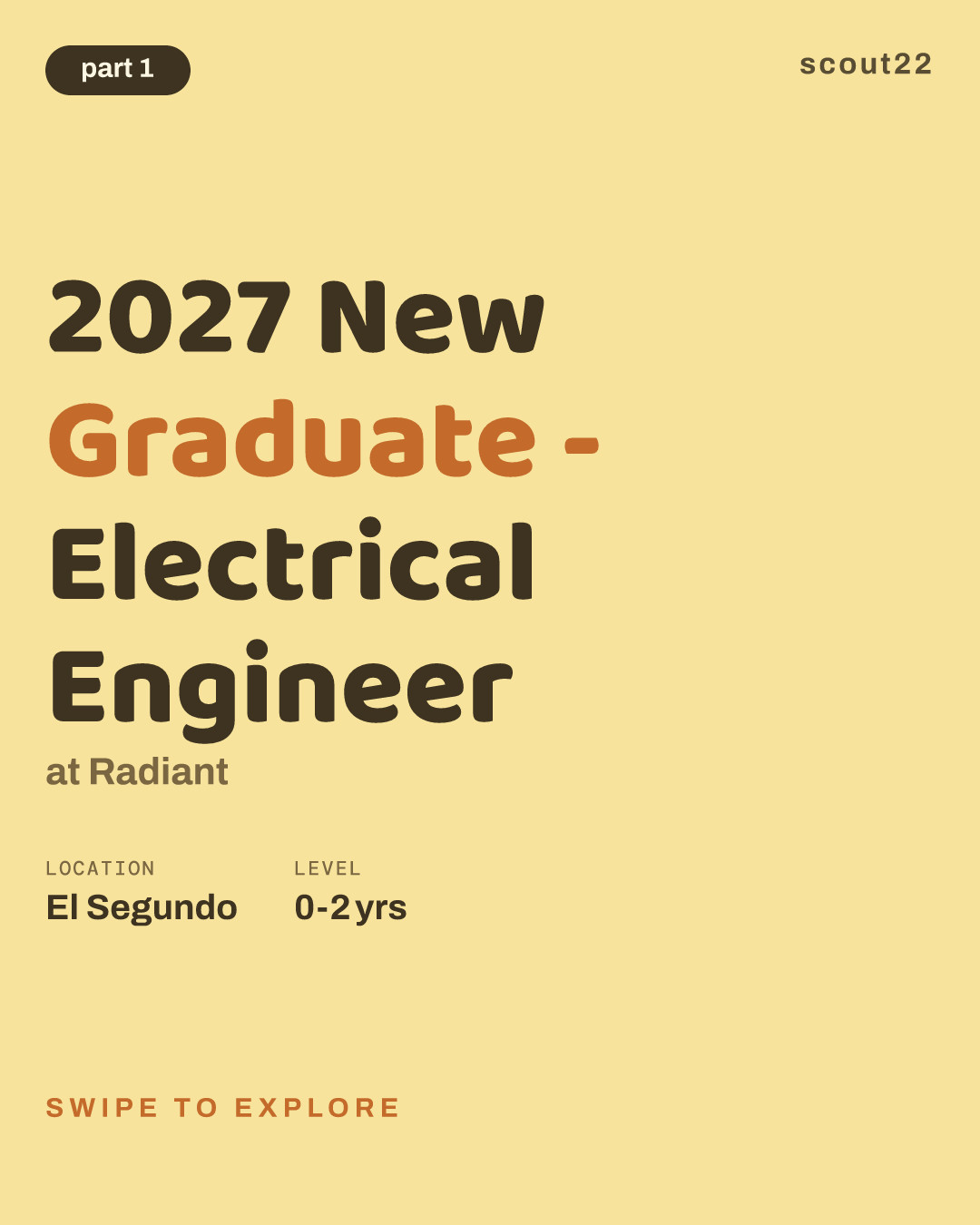 2027 New Graduate - Electrical Engineer at Radiant