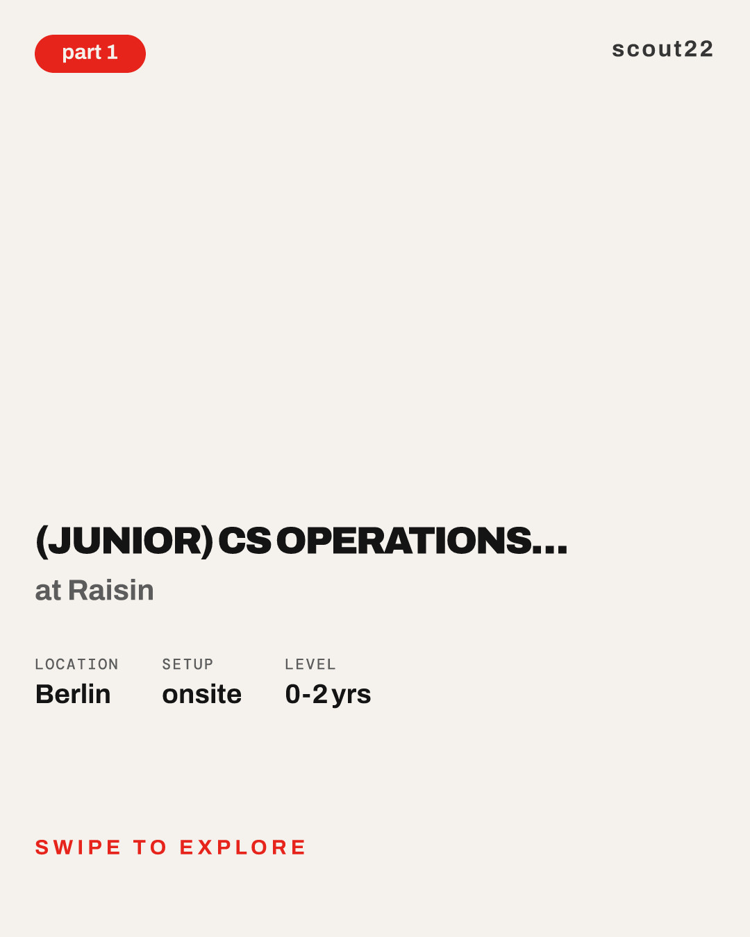 (Junior) CS Operations Manager- Complaints Management (m/f/d) at Raisin