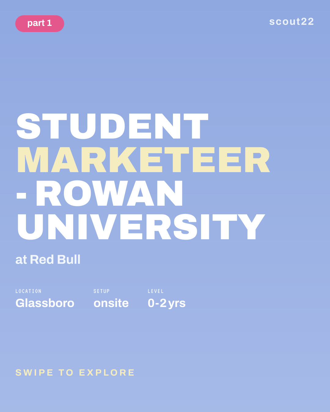 Student Marketeer - Rowan University at Red Bull