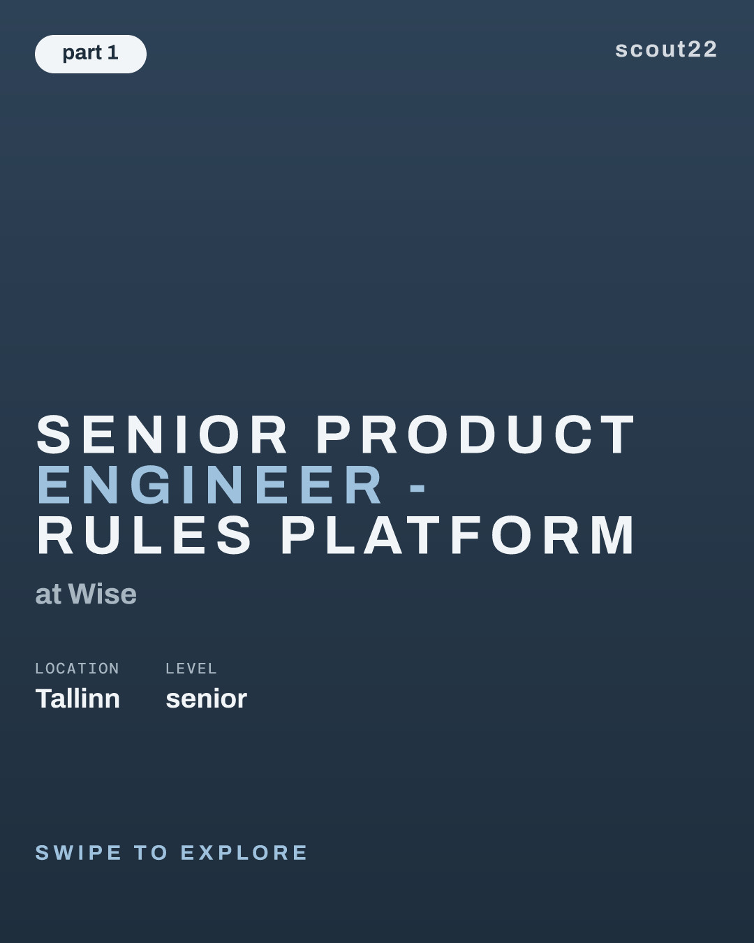 Senior Product Engineer - Rules Platform at Wise