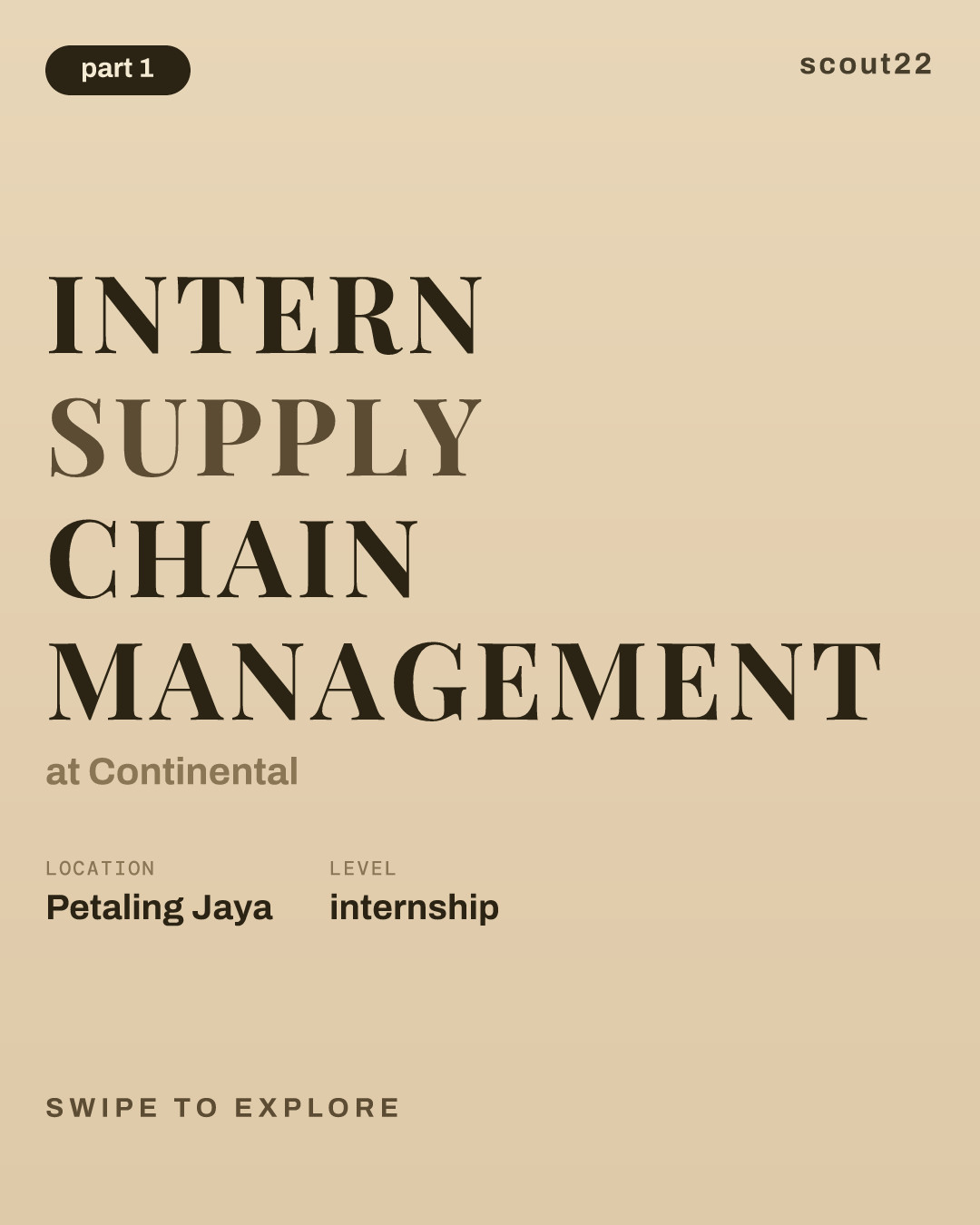 Intern Supply Chain Management at Continental