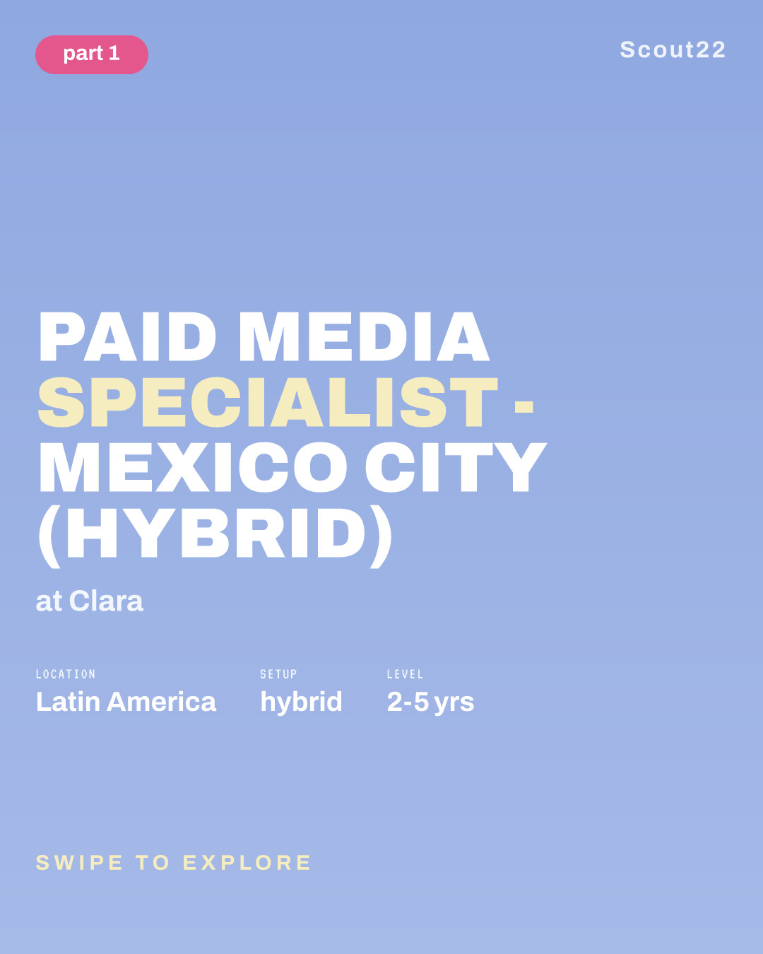 Paid Media Specialist - Mexico City (Hybrid) at Clara