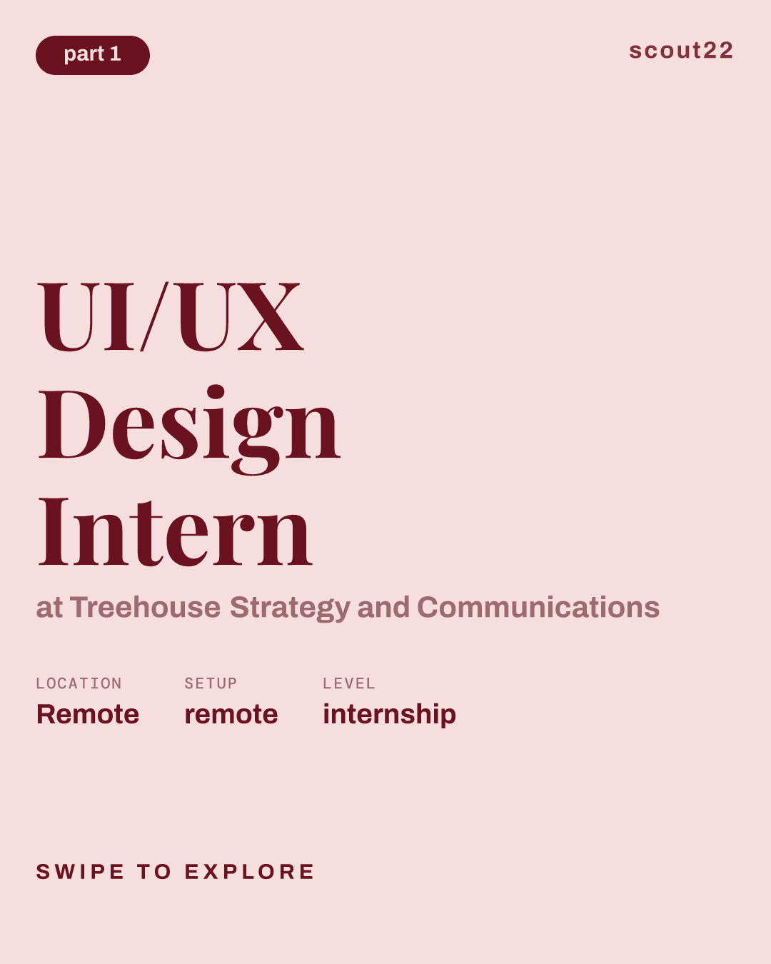 UI/UX Design Intern at Treehouse Strategy and Communications