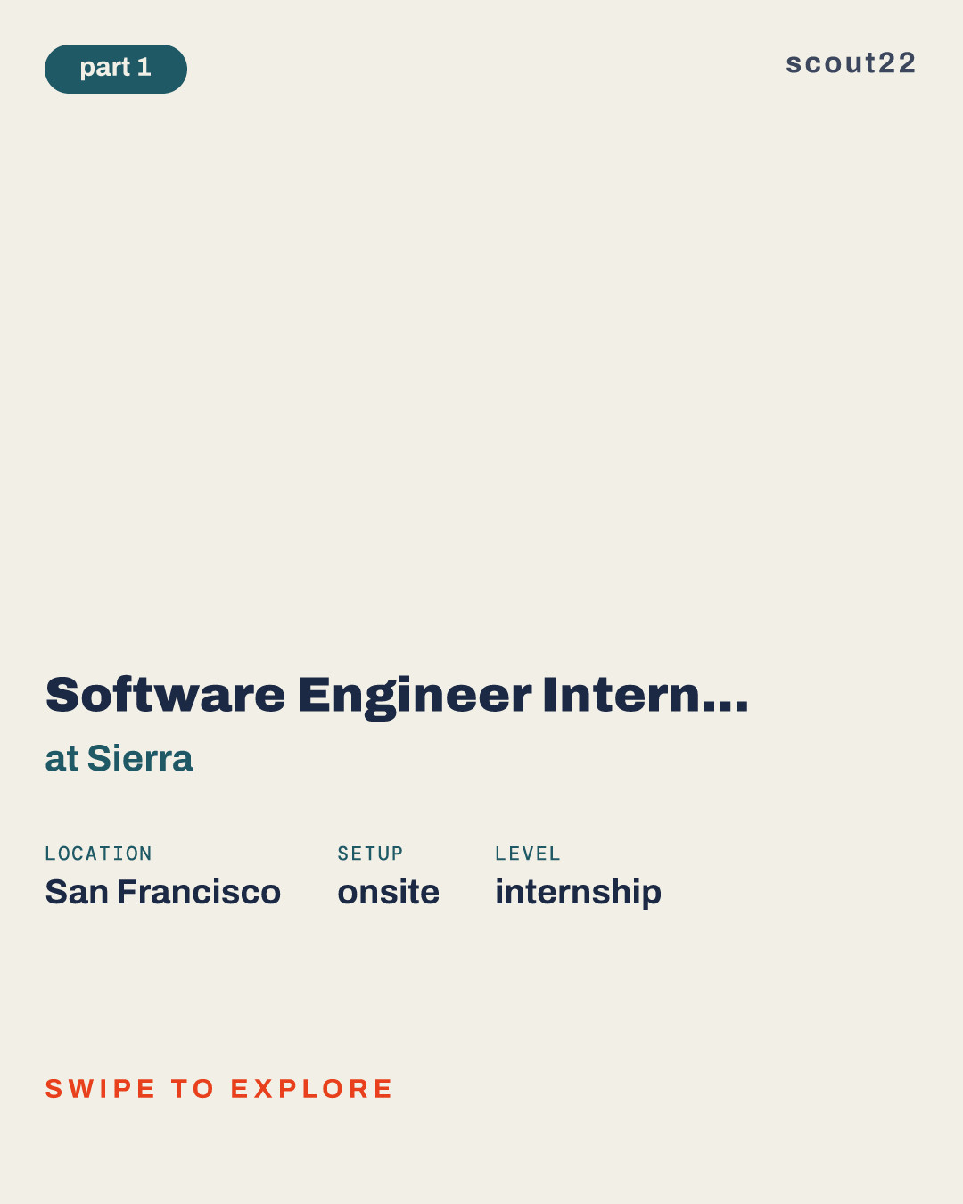 Software Engineer Intern, Agent (Summer 2027) at Sierra