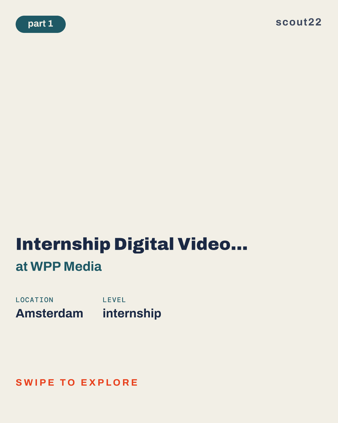 Internship Digital Video & Audio Advertising at WPP Media