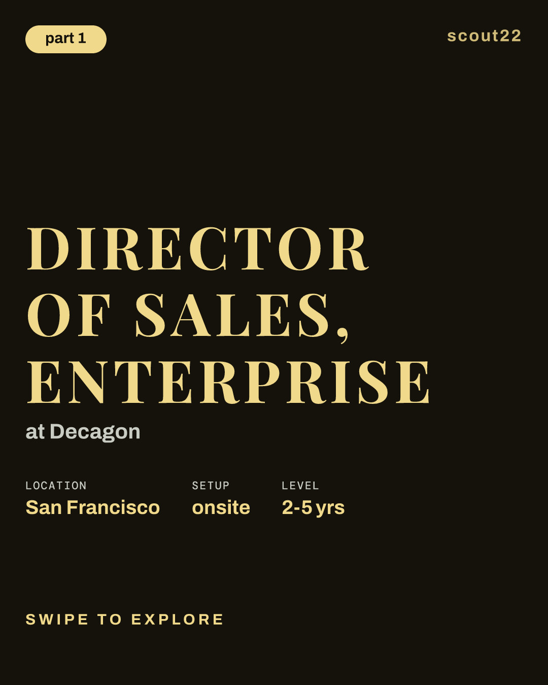 Director of Sales, Enterprise at Decagon