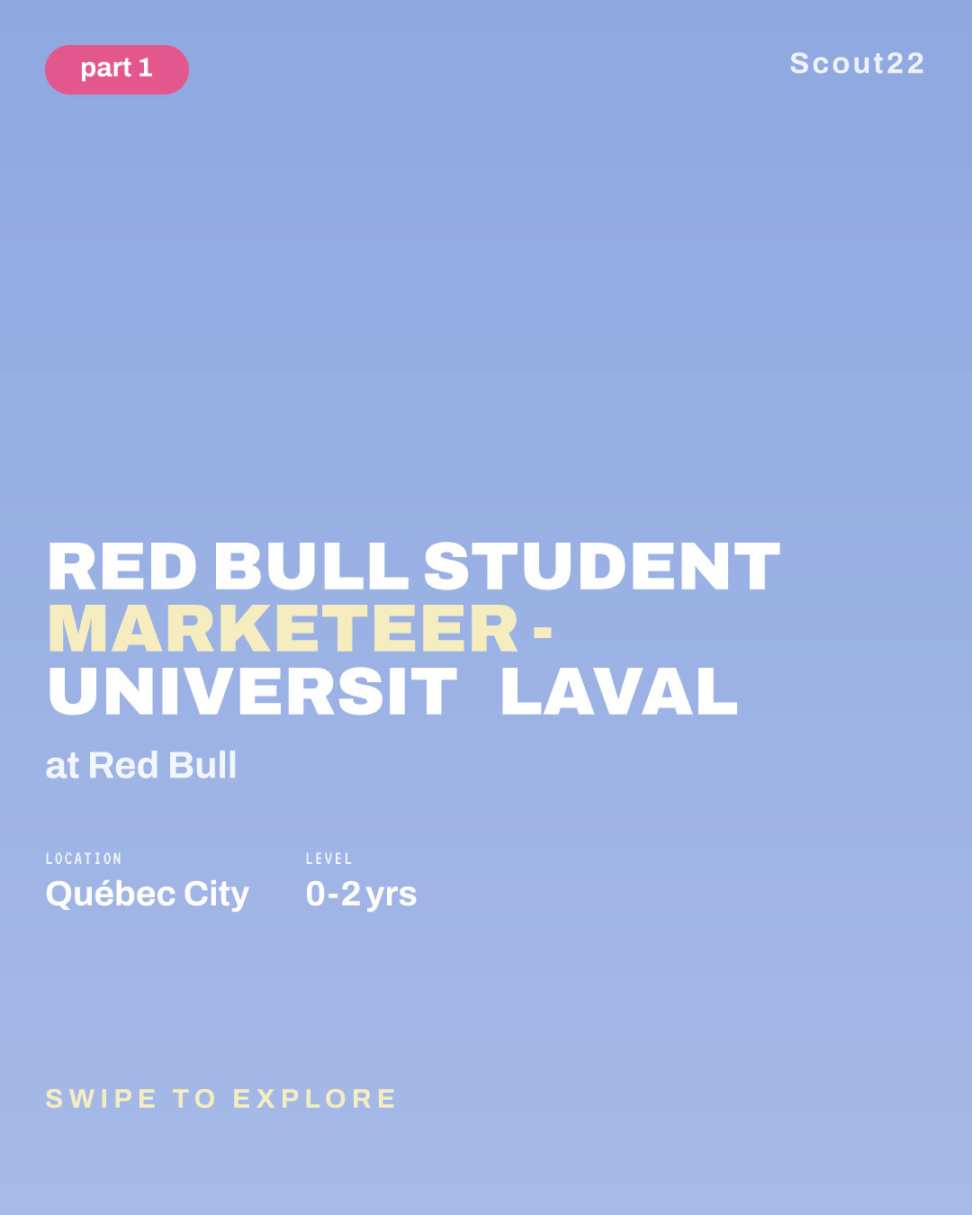 Red Bull Student Marketeer - Université Laval at Red Bull