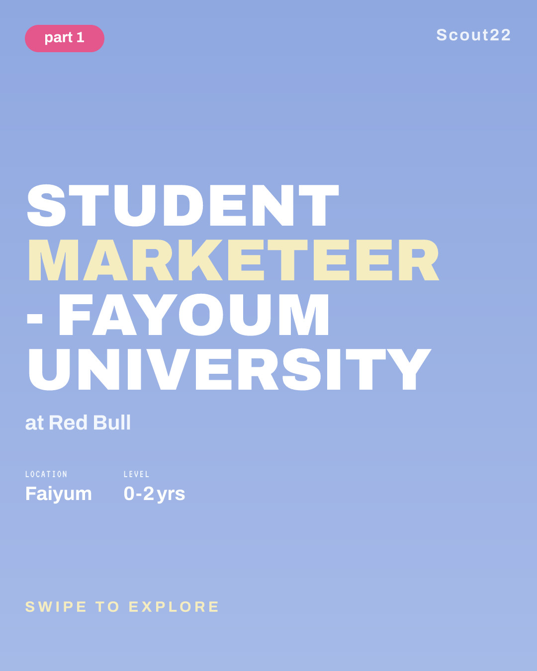Student Marketeer - Fayoum University at Red Bull