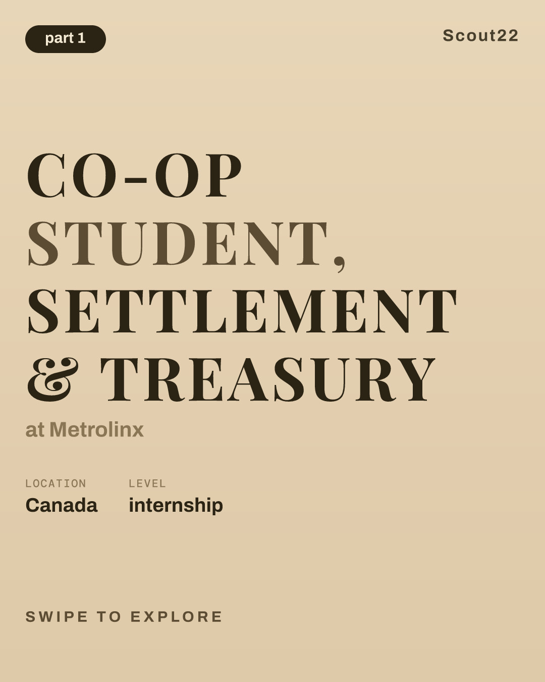 Co-op Student, Settlement & Treasury at Metrolinx