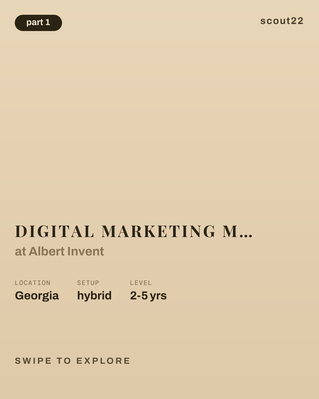 Digital Marketing Manager, Web & AI Search at Albert Invent