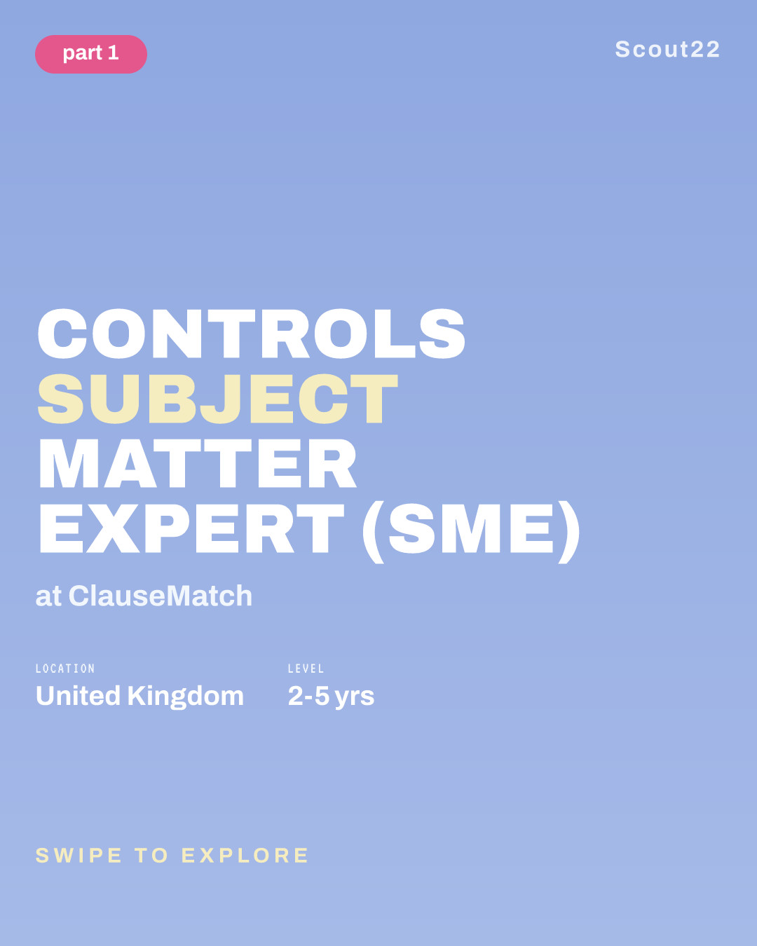 Controls Subject Matter Expert (SME) at ClauseMatch