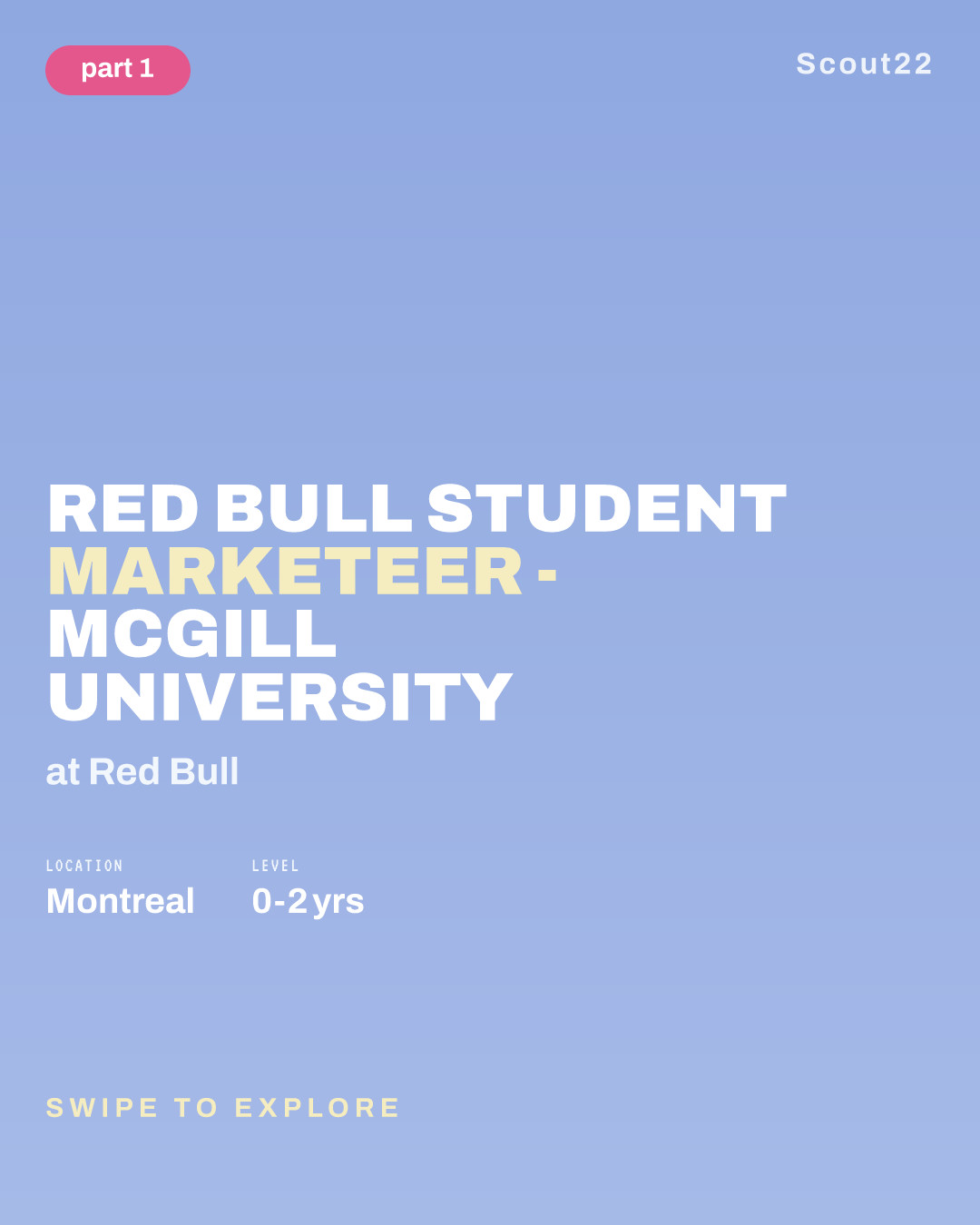 Red Bull Student Marketeer - McGill University at Red Bull