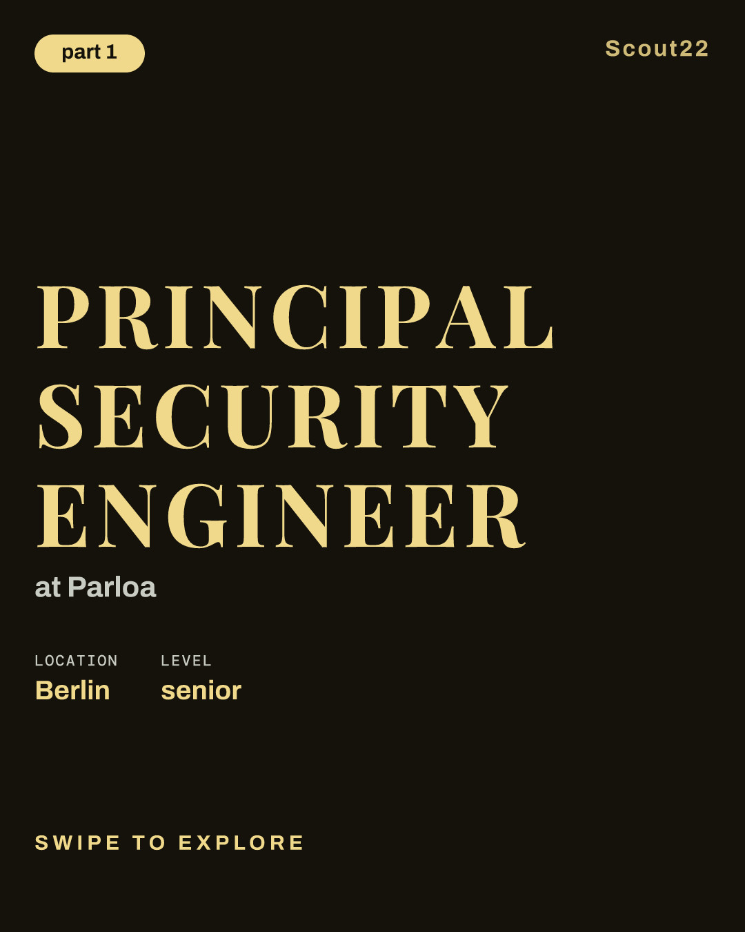 Principal Security Engineer at Parloa