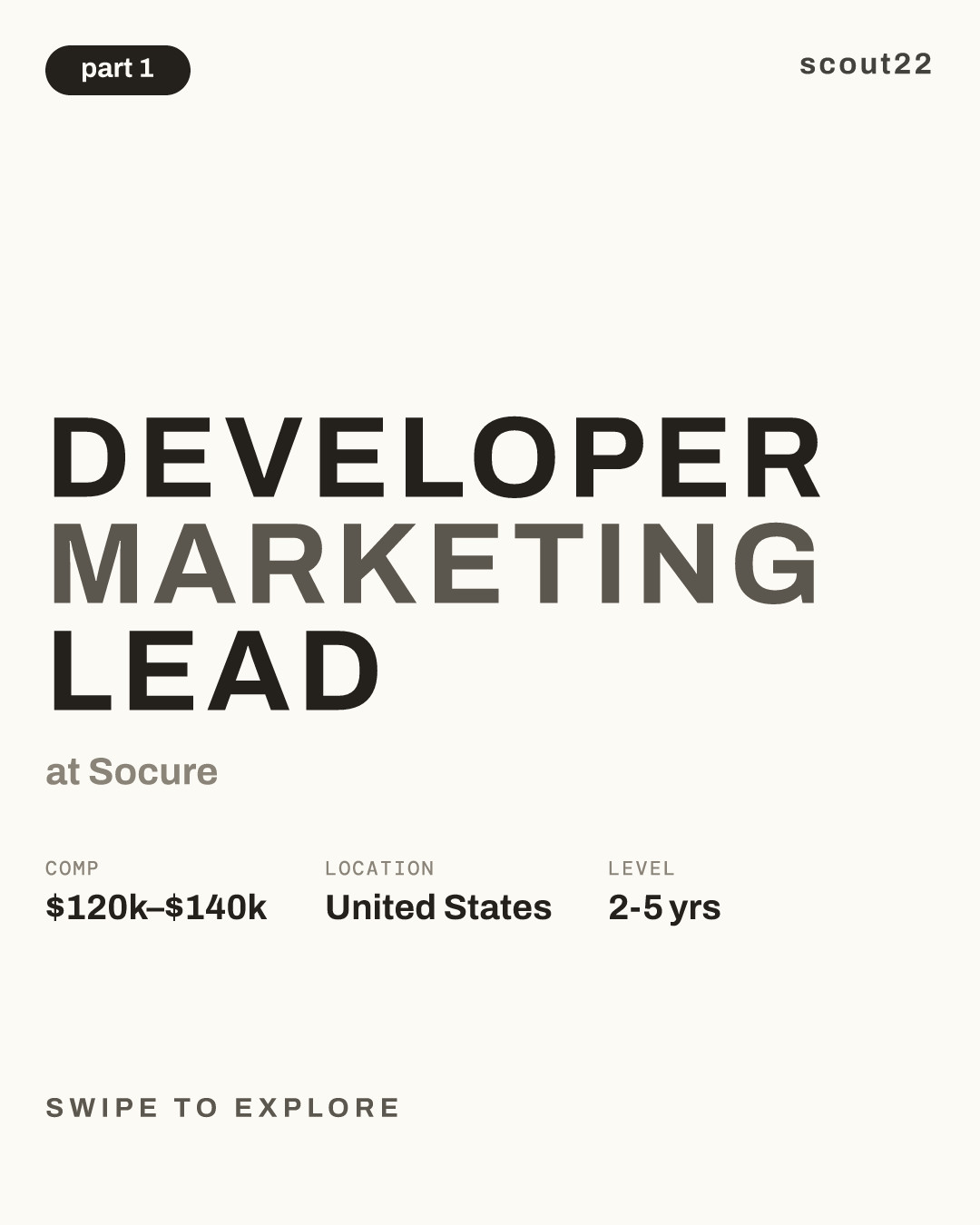 Developer Marketing Lead at Socure