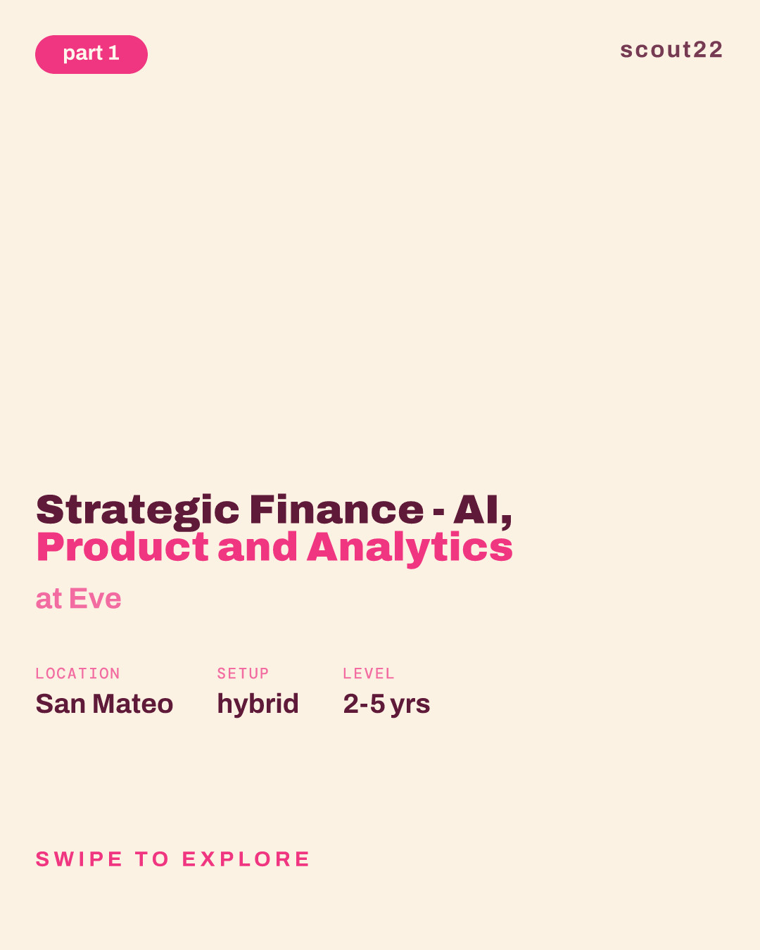 Strategic Finance - AI, Product and Analytics at Eve