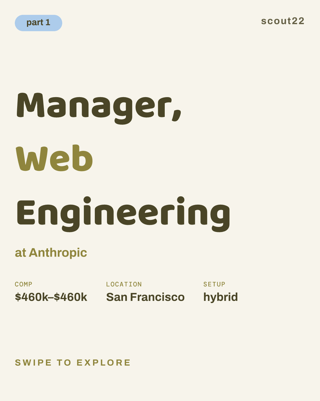 Manager, Web Engineering at Anthropic