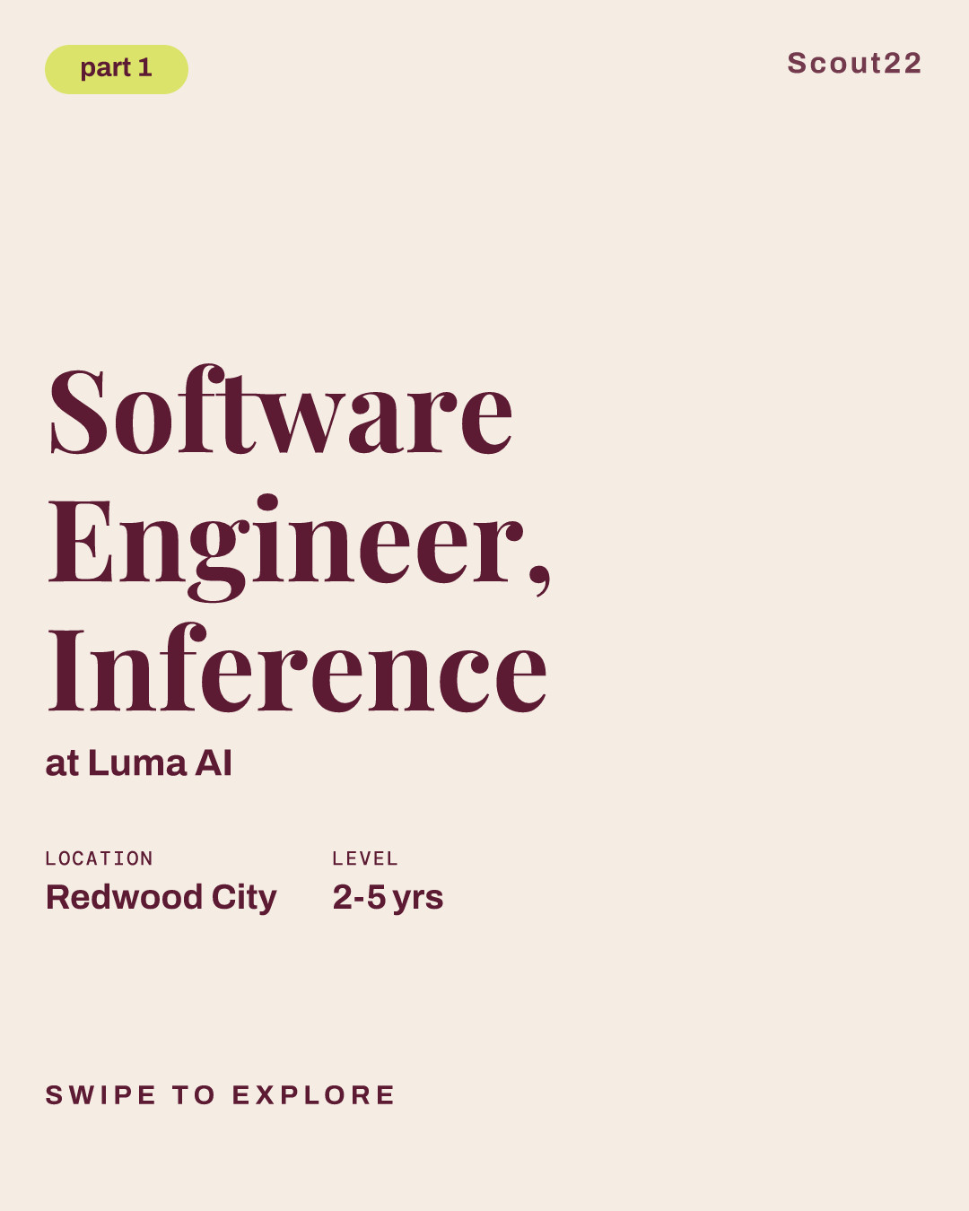Software Engineer, Inference at Luma AI