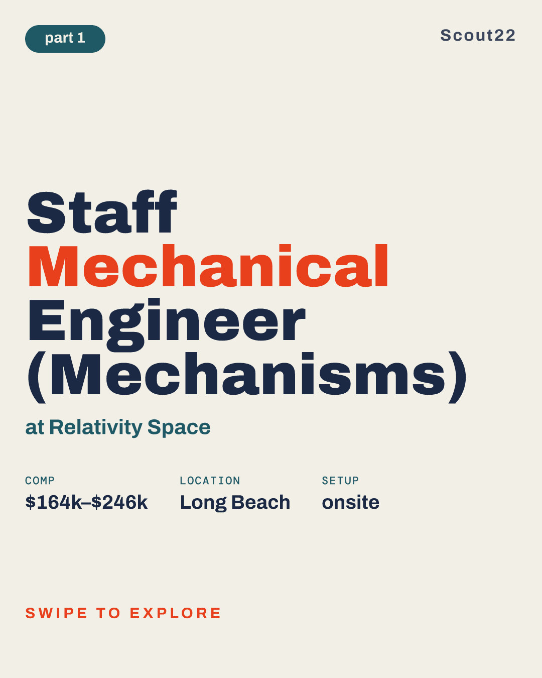 Staff Mechanical Engineer (Mechanisms) at Relativity Space