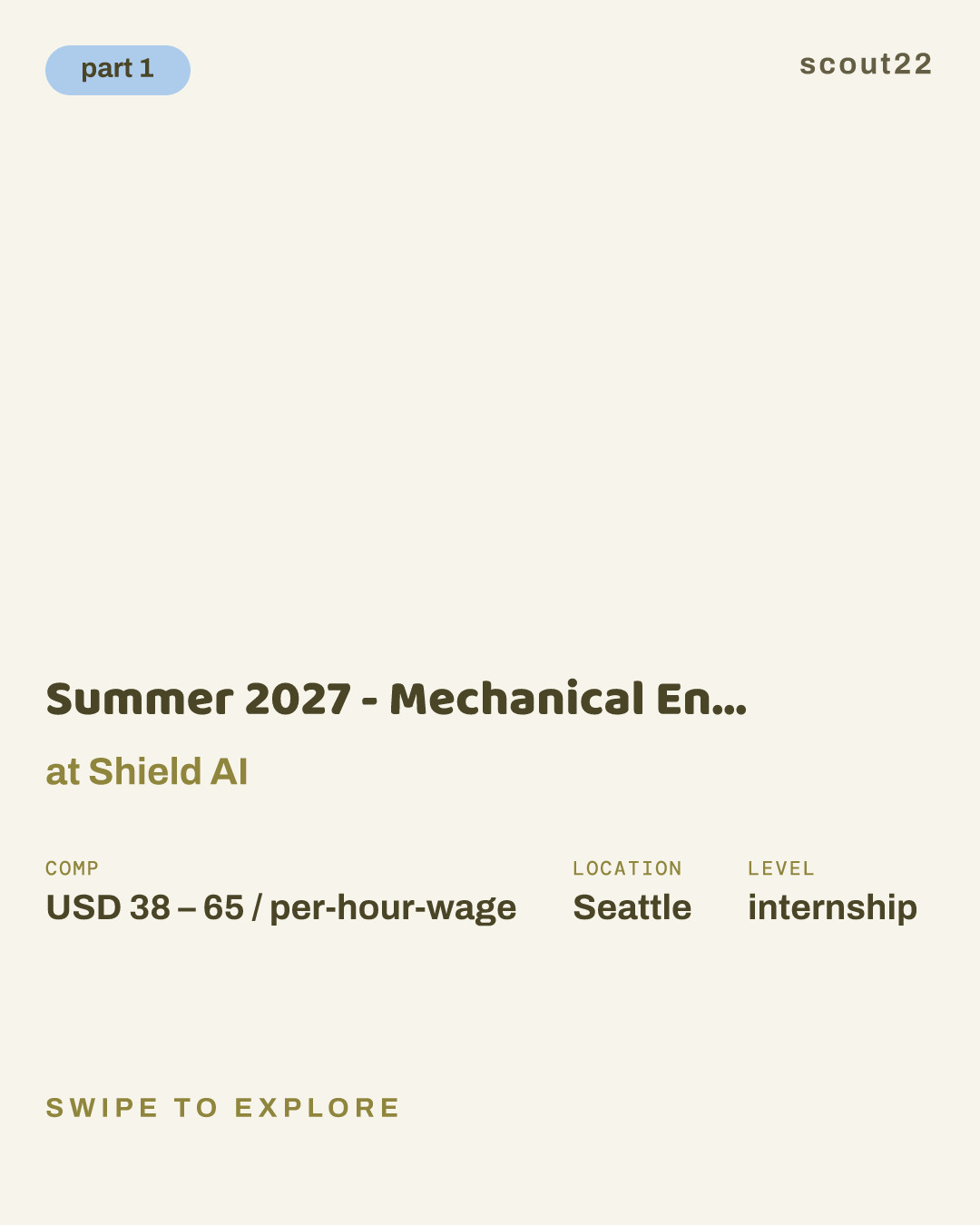 Summer 2027 - Mechanical Engineering Intern at Shield AI