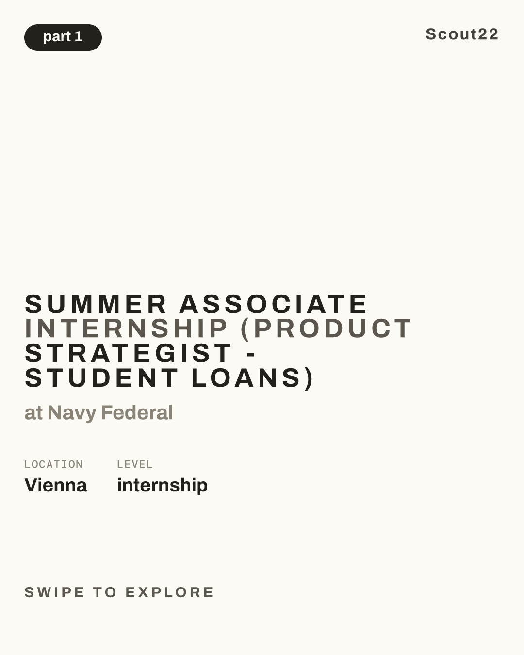 Summer Associate Internship (Product Strategist - Student Loans) at Navy Federal