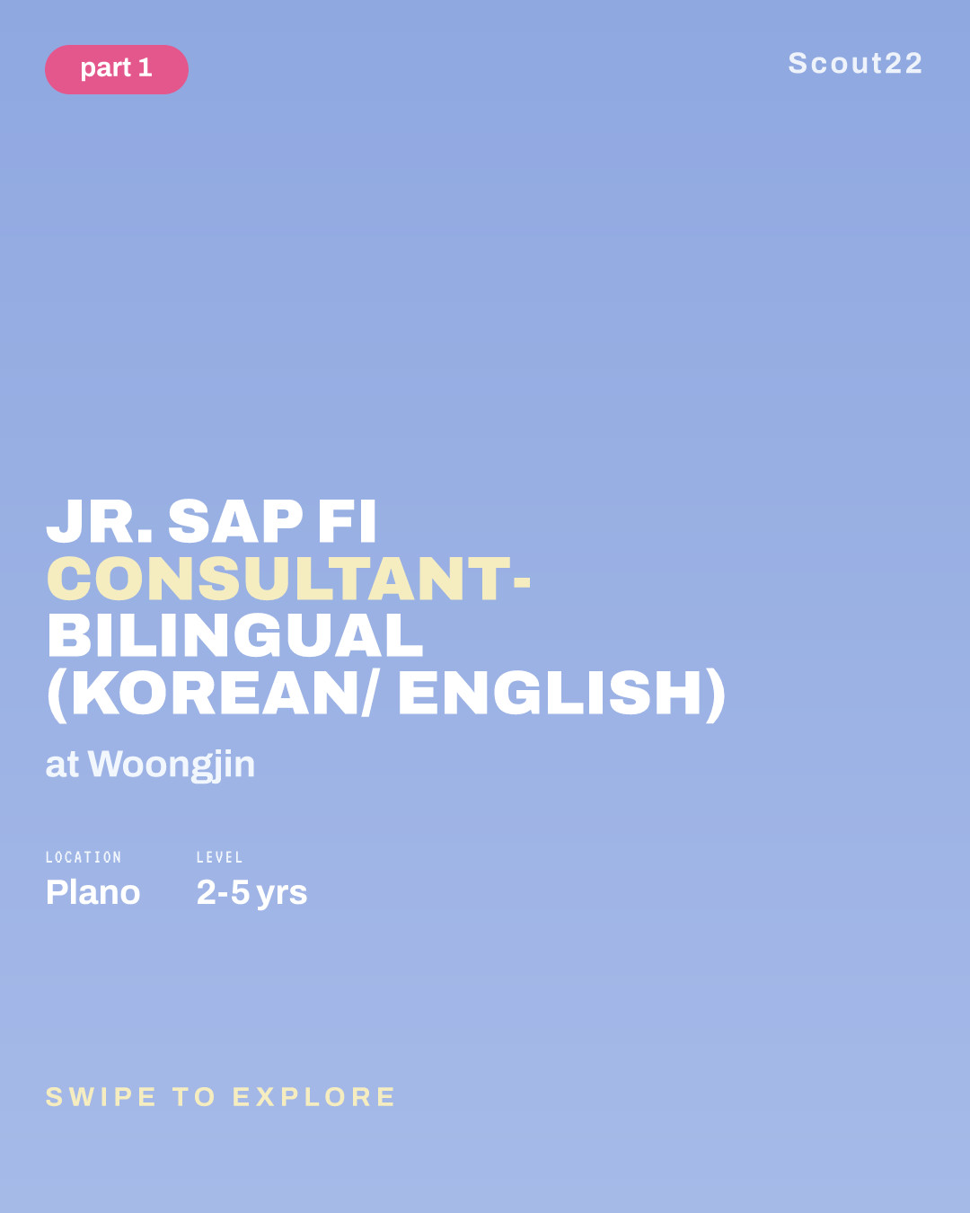 Jr. SAP FI Consultant- Bilingual (Korean/ English) at Woongjin