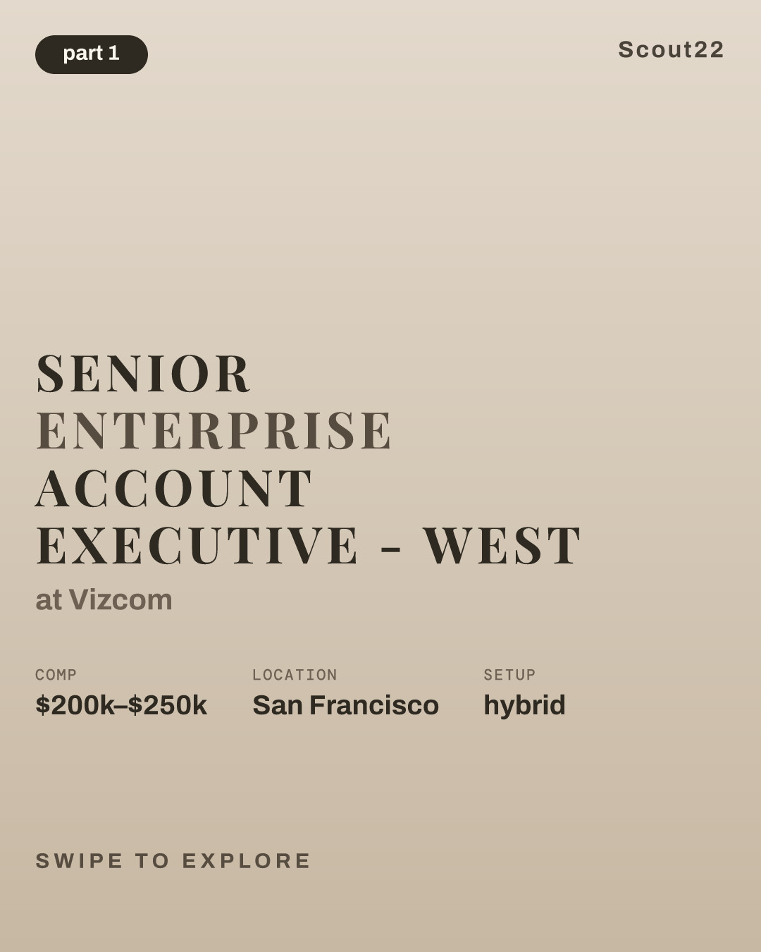 Senior Enterprise Account Executive - West at Vizcom