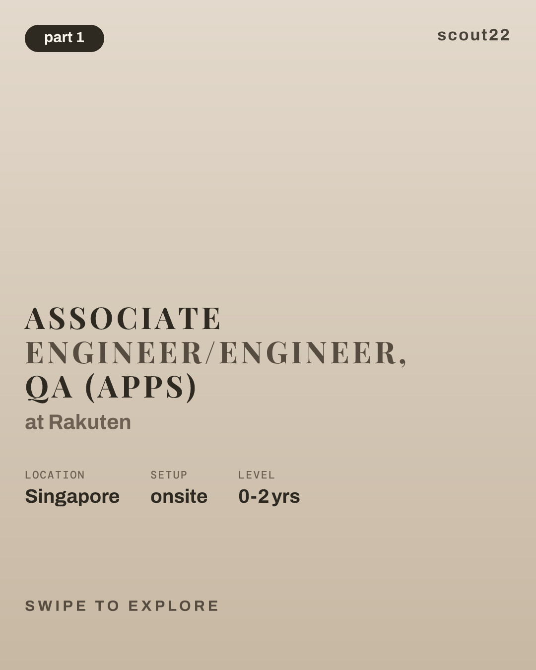 Associate Engineer/Engineer, QA (Apps) at Rakuten