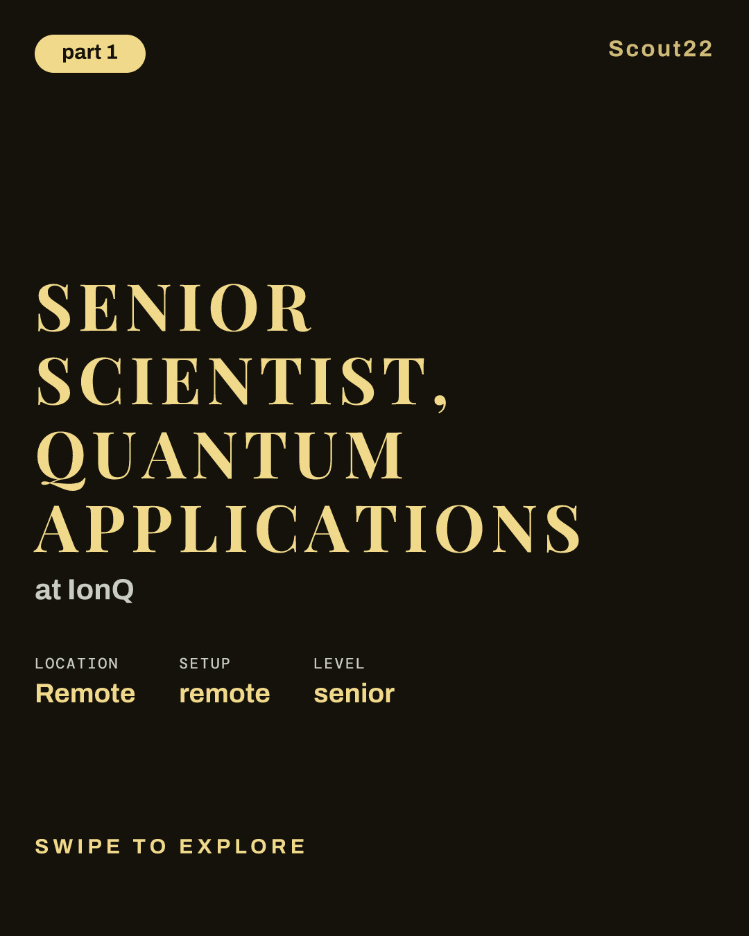 Senior Scientist, Quantum Applications at IonQ