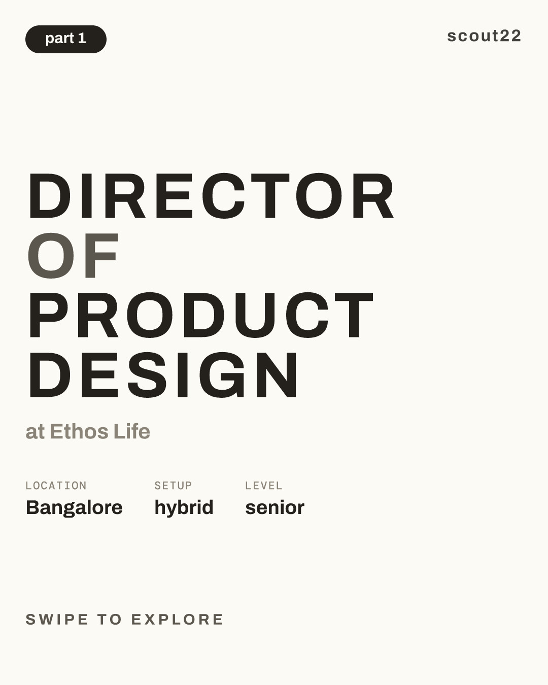 Director of Product Design at Ethos Life