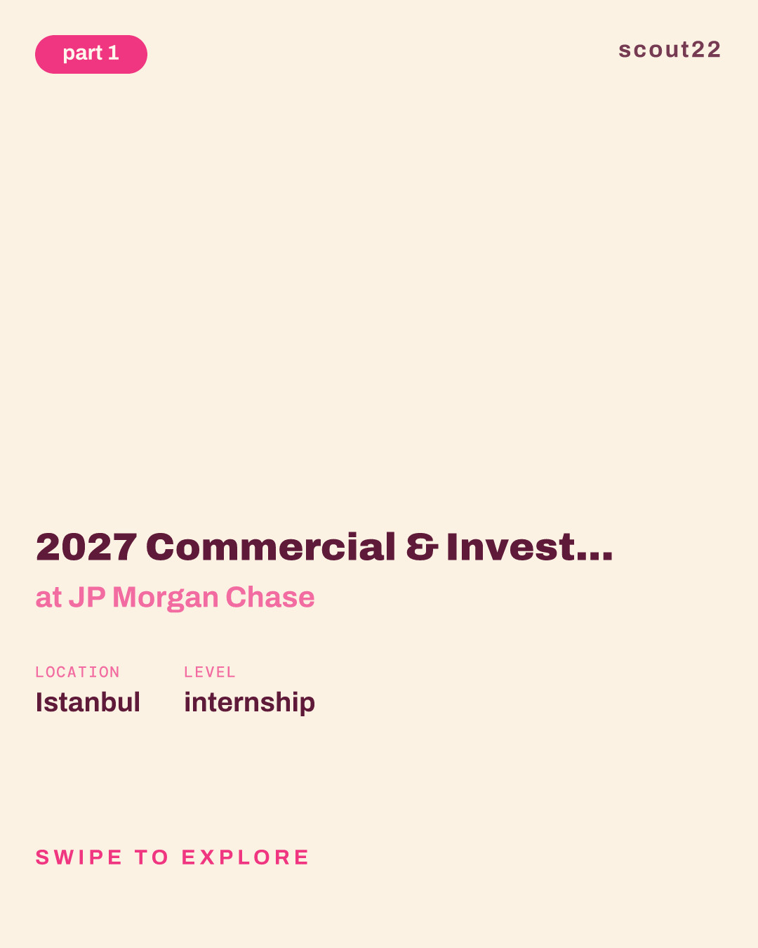 2027 Commercial & Investment Banking - Markets - Off-cycle Internship – Istanbul at JP Morgan Chase